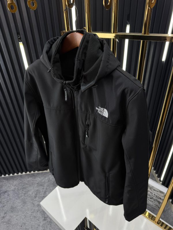 Softshell NF Siyah Mont -Battal Beden - Görsel 3