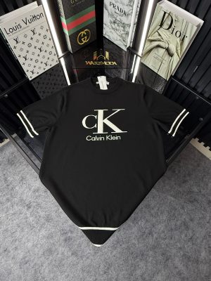 CK Örme Triko Tshirt /Siyah