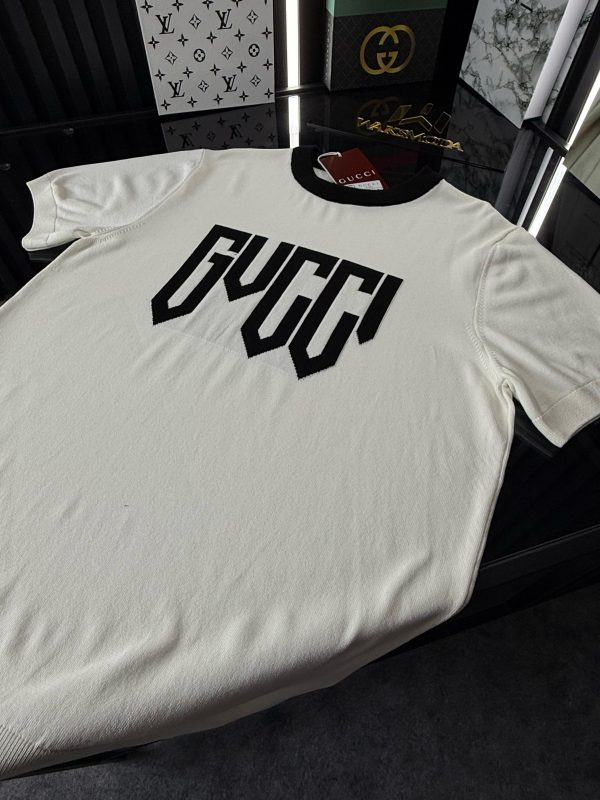 GCC Örme Triko Tshirt /Beyaz - Görsel 3