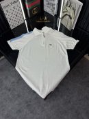LCST Şeritli Örme Triko Tshirt /Beyaz