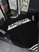 BALMAIN Örme Triko Tshirt /Siyah