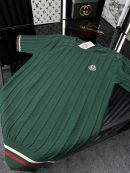 MNCLR Polo Yaka Örme Triko Tshirt /Yeşil