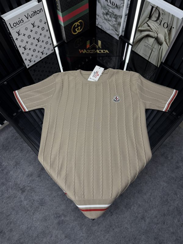 MNCLR Polo Yaka Örme Triko Tshirt - Görsel 4
