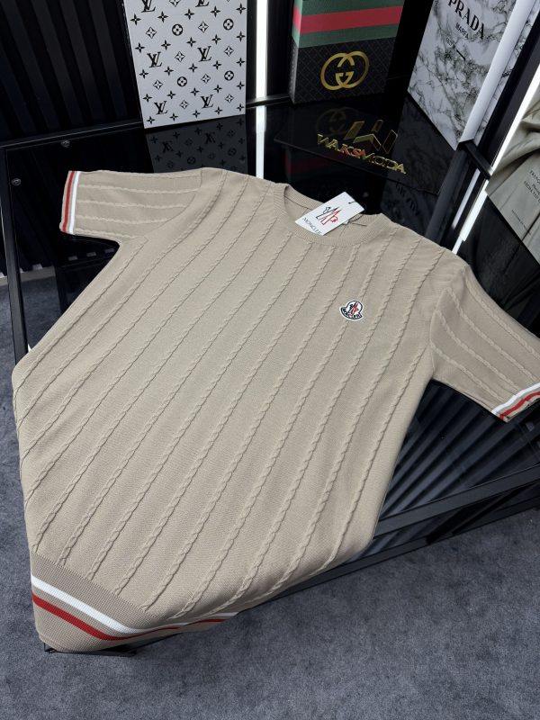 MNCLR Polo Yaka Örme Triko Tshirt - Görsel 2