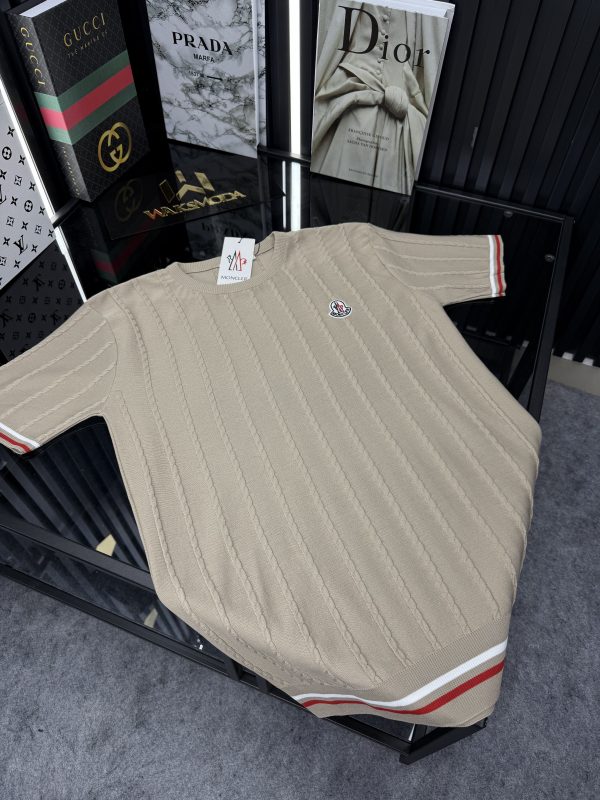 MNCLR Polo Yaka Örme Triko Tshirt - Görsel 3
