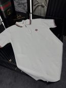 CSBLNC Polo Yaka Örme Triko Tshirt /Beyaz