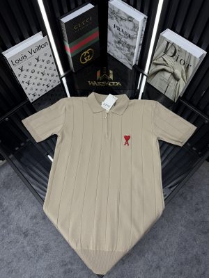 AMİ Polo Yaka Örme Triko Tshirt