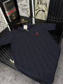 AMİ Polo Yaka Örme Triko Tshirt /Lacivert
