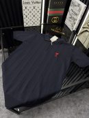AMİ Polo Yaka Örme Triko Tshirt /Lacivert