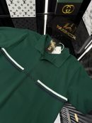 BSS Polo Yaka Örme Triko Tshirt /Yeşil