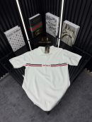 BSS Polo Yaka Örme Triko Tshirt /Beyaz