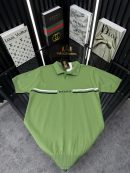 BSS Polo Yaka Örme Triko Tshirt /A.Yeşil