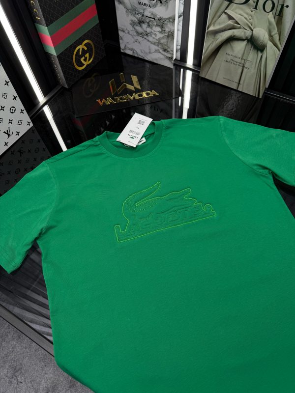 LCST Bisiklet Yaka Tshirt  /Yeşil - Görsel 2