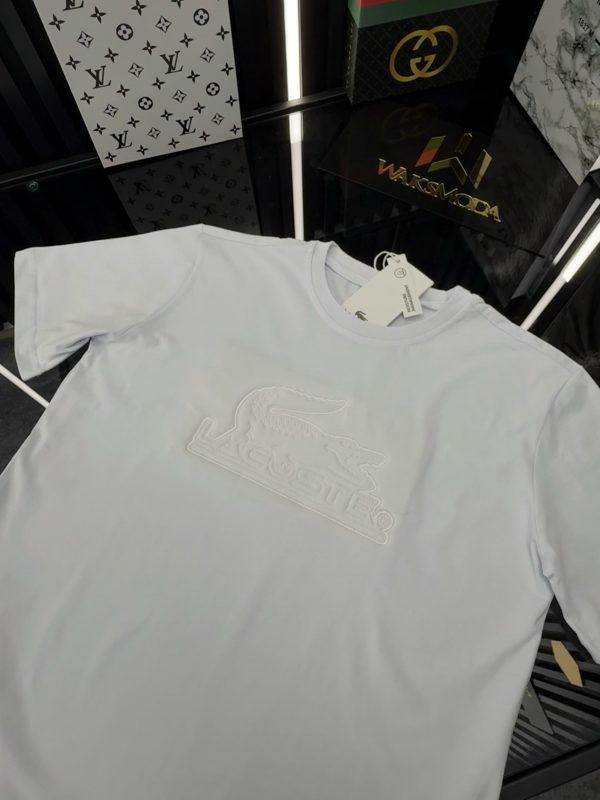 LCST Bisiklet Yaka Tshirt  /Beyaz - Görsel 3