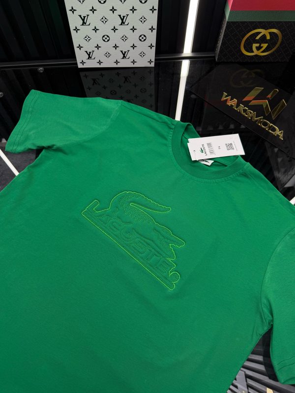 LCST Bisiklet Yaka Tshirt  /Yeşil - Görsel 3