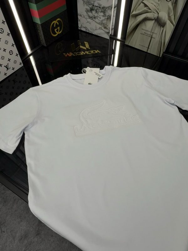 LCST Bisiklet Yaka Tshirt  /Beyaz - Görsel 2