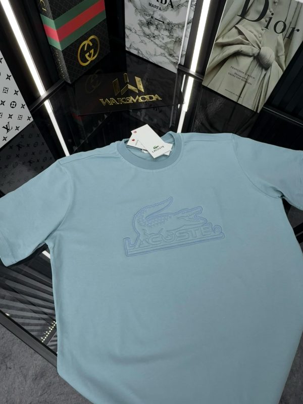 LCST Bisiklet Yaka Tshirt  /Mavi - Görsel 3