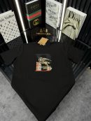 BRBRY Bisiklet Yaka Tshirt /Siyah BB