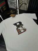 BRBRY Bisiklet Yaka Tshirt /Beyaz BB