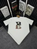 BRBRY Bisiklet Yaka Tshirt /Beyaz BB