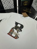 BRBRY Bisiklet Yaka Tshirt /Beyaz BB