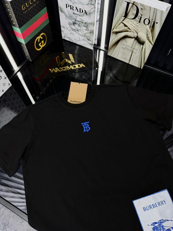 BRBRY Bisiklet Yaka Tshirt M/Siyah - Görsel 2