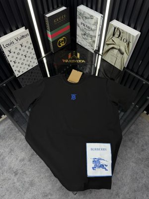 BRBRY Bisiklet Yaka Tshirt M/Siyah