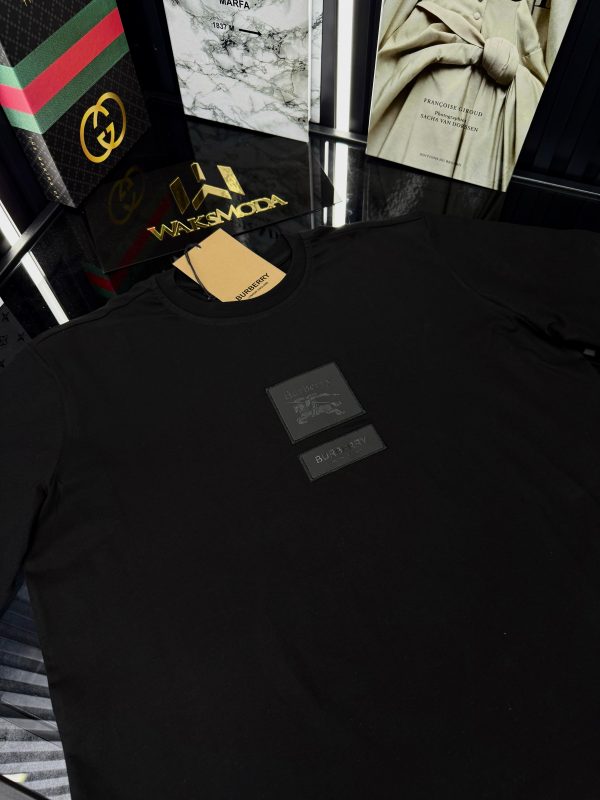 BRBRY Bisiklet Yaka Tshirt  /Siyah - Görsel 2