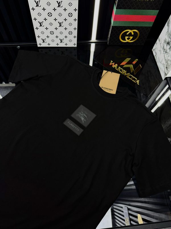 BRBRY Bisiklet Yaka Tshirt  /Siyah - Görsel 3