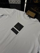 BRBRY Bisiklet Yaka Tshirt  /Beyaz