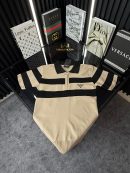 PRD Şeritli Polo Yaka Örme Triko Tshirt
