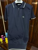 LCST Polo Yaka Örme Triko Tshirt /Lacivert
