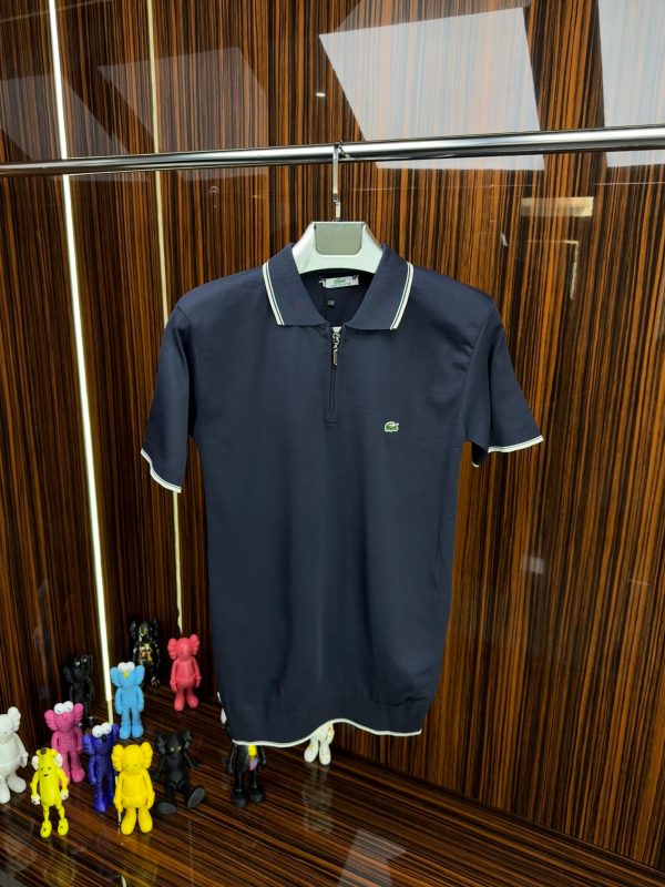LCST Polo Yaka Örme Triko Tshirt /Lacivert