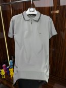 LCST Polo Yaka Örme Triko Tshirt /Gri