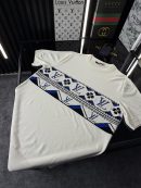 LV Örme Triko Tshirt /Beyaz