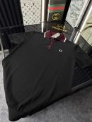 FP Polo Yaka Örme Triko Tshirt /Siyah