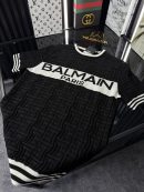 BALMAIN Örme Triko Tshirt /Siyah