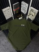 KARL LAGERFERD Haki Bisiklet Yaka Tshirt