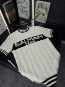 BALMAIN Örme Triko Tshirt