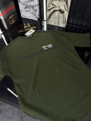 KARL LAGERFERD Haki Bisiklet Yaka Tshirt