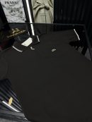 LCST Polo Yaka Örme Triko Tshirt /Siyah