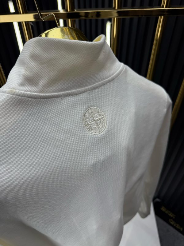 Stone Island Beyaz Örme Triko Kazak - Görsel 4