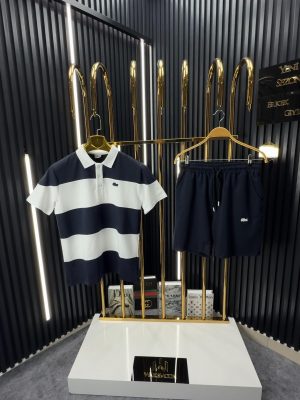 LCST Kısa Kollu Takım /Lacivert-Beyaz