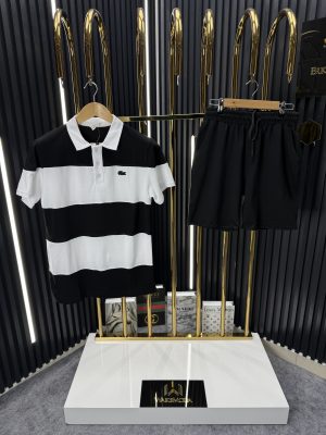 LCST Kısa Kollu Takım /Siyah-Beyaz