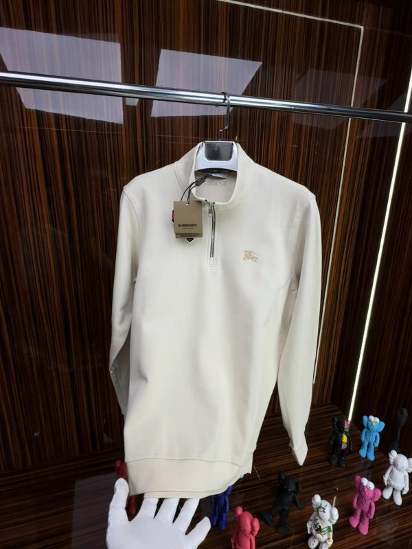 BRBRY Krem Örme Triko Kazak - Görsel 2