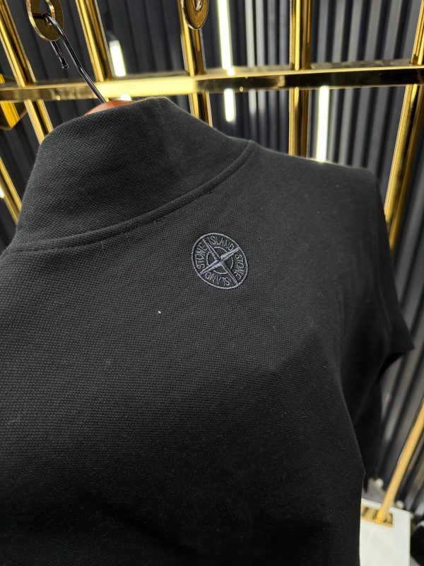 Stone Island Siyah Örme Triko Kazak - Görsel 3
