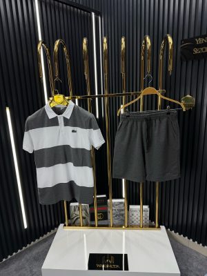 LCST Kısa Kollu Takım /Gri-Beyaz