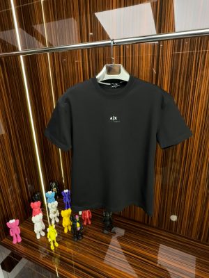 A|X Bisiklet Yaka Tshirt /Siyah