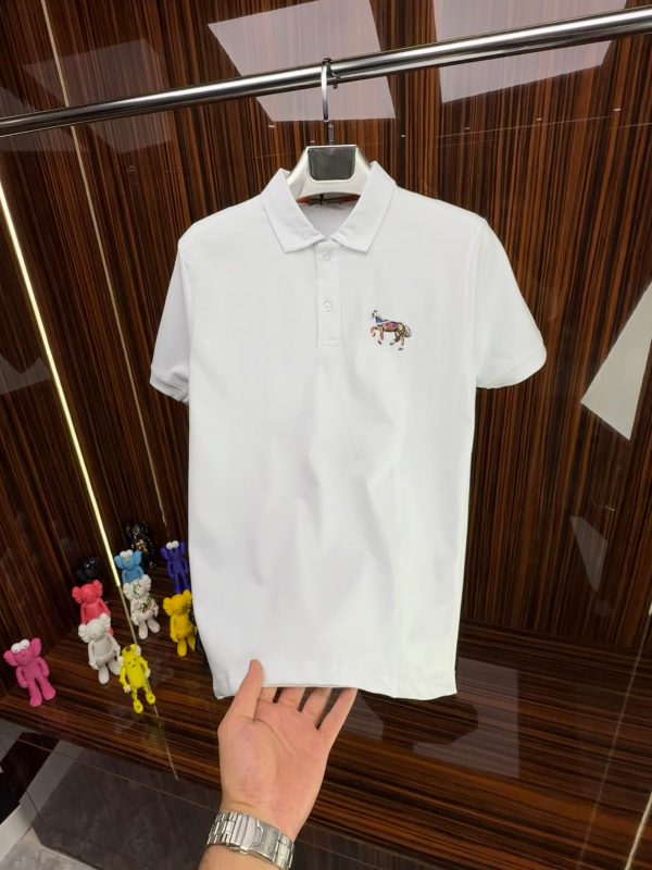 HRMS Polo Yaka Tshirt /Beyaz - Görsel 2