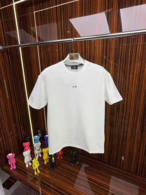 A|X Bisiklet Yaka Tshirt /Beyaz